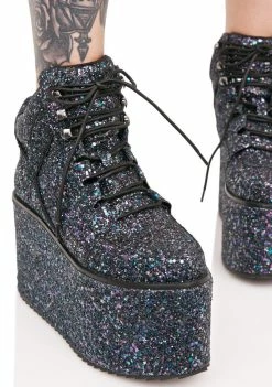 Best Pirce ✔️ Y.R.U. Qozmo Hi Glitter 👟 Sneakers 🎉 9 Y.R.U. Qozmo Hi Glitter Sneakers