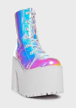 Y.R.U. Heeled Boots Atlantis Smash Platform Boots