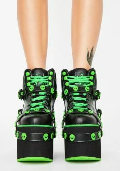 Y.R.U. Platforms Aliens Qozmo Bondage Platform Sneakers