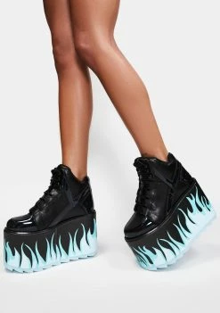 Y.R.U. Qozmo Lo Heat Platform Sneakers