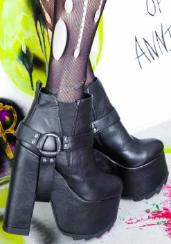Y.R.U. Gemma Hellz Angel Platform Bootie