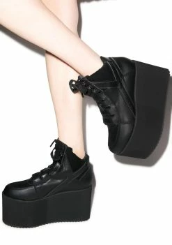 Y.R.U. Platforms Qozmo Hi Platform Sneakers