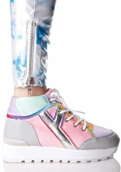 Y.R.U. Tune Pastel Hi-Top Sneakers Platforms
