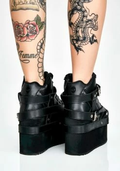 Y.R.U. Platforms Qozmo Bondage Platform Sneakers
