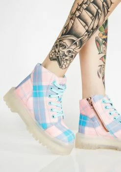 Y.R.U. Plaid Slayr Boots