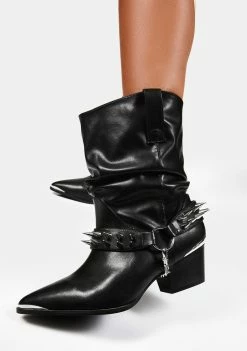 Y.R.U. Death Proof Lo Spike Cowboy Boots