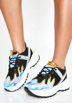 Y.R.U. Night Blaz3 Platform Sneakers