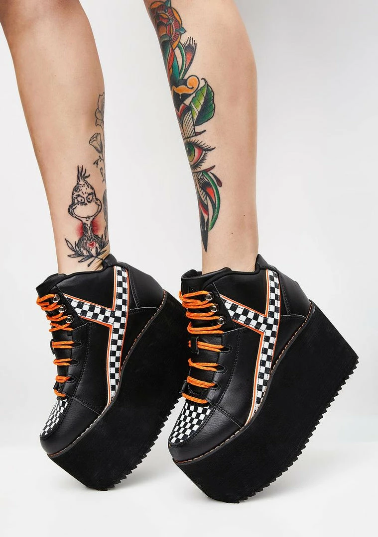 Cheap ๐ Y.R.U. Just A Quickie Qozmo Platform ๐ Sneakers โจ 3 Y.R.U. Just A Quickie Qozmo Platform Sneakers