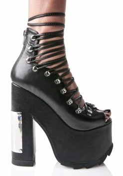 Y.R.U. Heavy Metal Ballet Bae Platforms