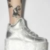 Y.R.U. Platforms Qozmo Hi Qrystal Platform Sneakers