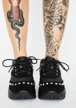 Y.R.U. Blaz3 Punk Platform Sneakers