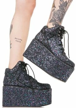 Y.R.U. Qozmo Hi Glitter Sneakers
