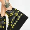 Y.R.U. Smiley Qozmo Bondage Platform Sneakers