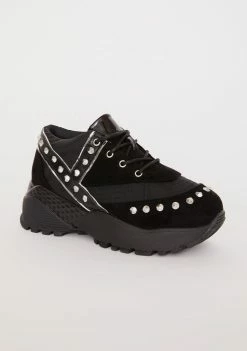 Y.R.U. Blaz3 Punk Platform Sneakers