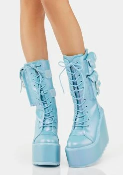 Y.R.U. Pearl Blue Dune Desert Boots