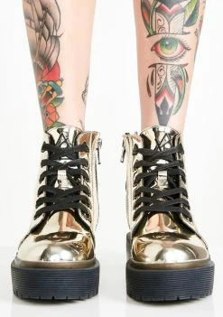Y.R.U. Chrome Slayr Boots Boots & Booties