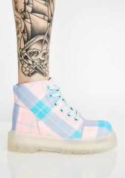 Y.R.U. Plaid Slayr Boots