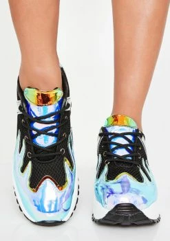 Y.R.U. Night Blaz3 Platform Sneakers