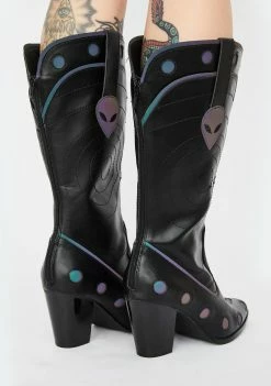 Y.R.U. Boots & Booties Space Cowgirl Reflective Boots