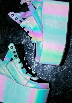 Y.R.U. Qozmo Hi Reflective Sneakers