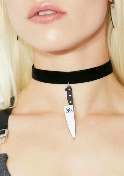 Y.R.U. Knife Choker Jewelry