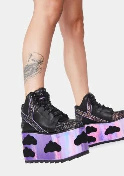 Y.R.U. Black Qozmo Sky Platforms