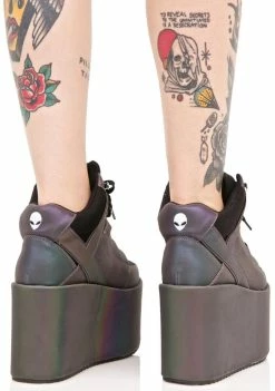 Y.R.U. Qozmo Hi Reflective Sneakers