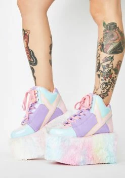 Y.R.U. Qozmo Kandi Pastel Platform Sneakers