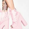 Y.R.U. Pink Ballet Bae Platforms