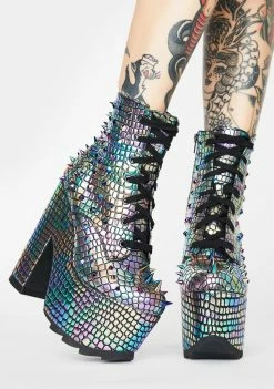 Y.R.U. Platforms Dragon Night Terror Platform Boots