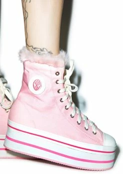 Y.R.U. Bubble Pop Elevation Sky Platform Sneakers Platforms