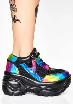 Y.R.U. Rainbow Matrixx Platform Sneakers Platforms