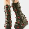 Y.R.U. Rose Dune Bondage Boots