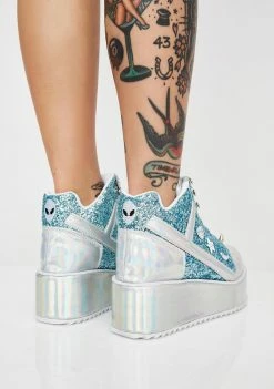 Y.R.U. Qozmo Lo Unicorn Hologram Sneakers
