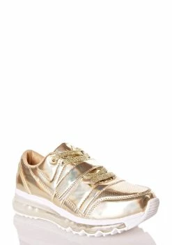 Y.R.U. Golden Aiire Light-Up Sneakers