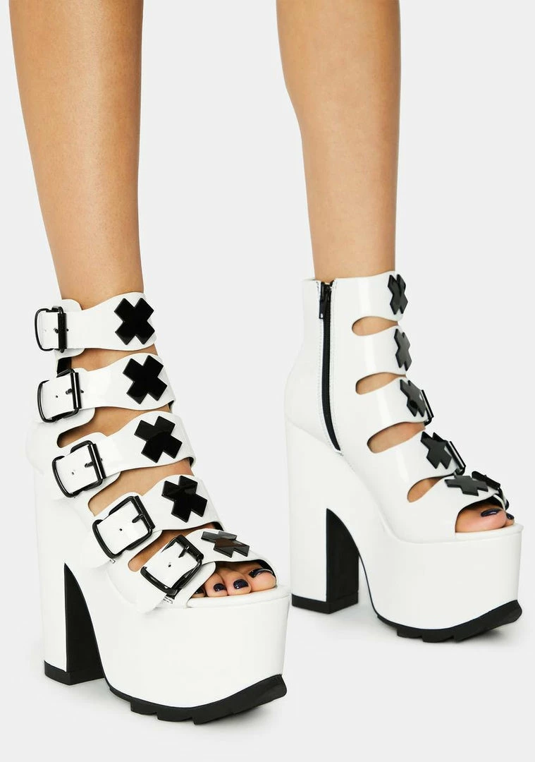 New ✔️ Y.R.U. Dreamscape Platform 👠 Heels 🥰 3 Y.R.U. Dreamscape Platform Heels