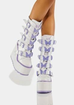 Y.R.U. Platforms Dune Butterfly Boots
