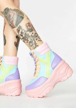 Y.R.U. Hi Matrixx 2 Pastel Platform Sneakers Platforms