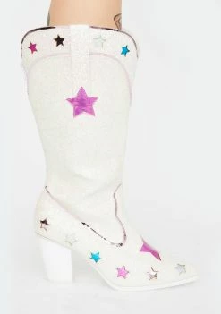 Y.R.U. Space Cowgirl Glitter Boots Boots & Booties