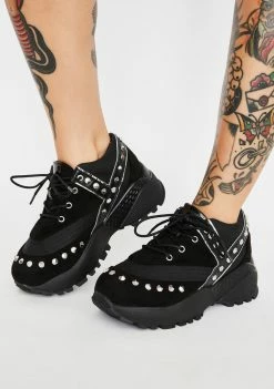 Y.R.U. Blaz3 Punk Platform Sneakers