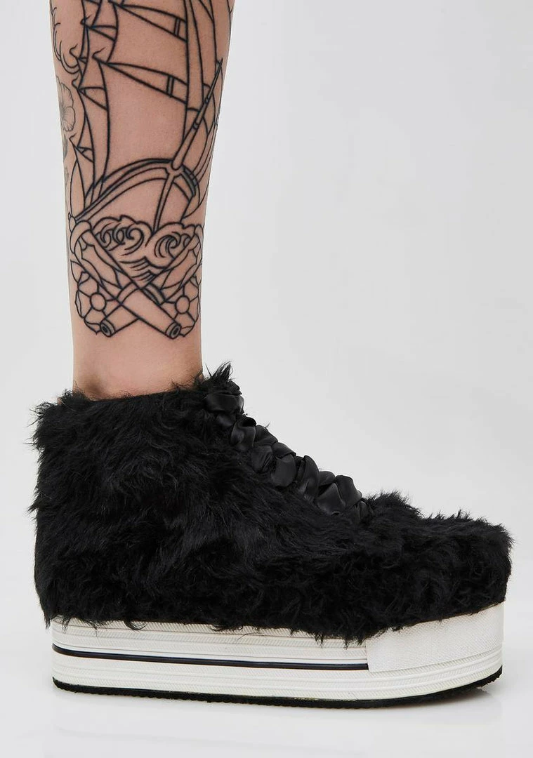 Cheapest ๐ Y.R.U. Platforms Elevation Fur ๐ Shoes ๐คฉ 4 Y.R.U. Platforms Elevation Fur Shoes