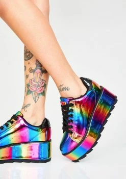 Y.R.U. Lala Rainbow Platform Sneakers Platforms