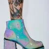 Y.R.U. Vida Stud Qozmic Platform Booties