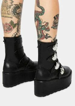 Y.R.U. Karma Flame Platform Boots Platforms