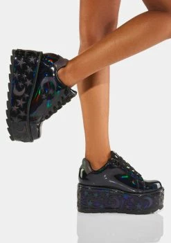 Y.R.U. Reflective Lala Luna Platform Sneakers Platforms