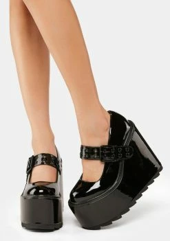 Y.R.U. Dune Platform Mary Janes