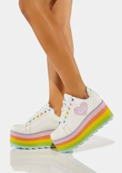 Y.R.U. Platforms Lala Care Bears Platform Sneakers