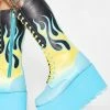 Y.R.U. Platforms Flame Bloq Boots