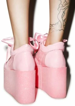 Y.R.U. Qozmo Lo Glitter Platforms