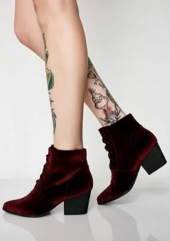 Y.R.U. Velvet Aura Boots